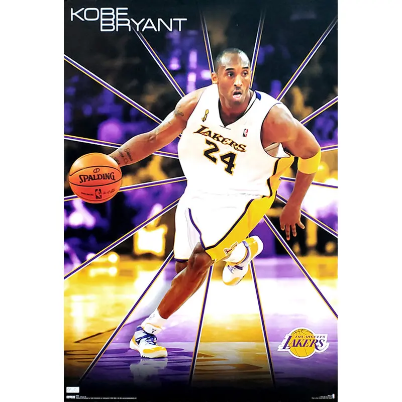 Kobe Bryant "Drive" Los Angeles Lakers NBA Action Poster - Costacos 2009