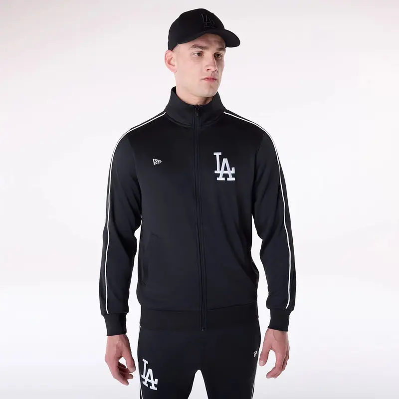 LA Dodgers MLB Track Top Black Track Jacket