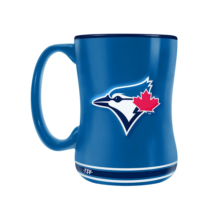 MLB Toronto Blue Jays Team Crest Sculpted Mug (14 oz)