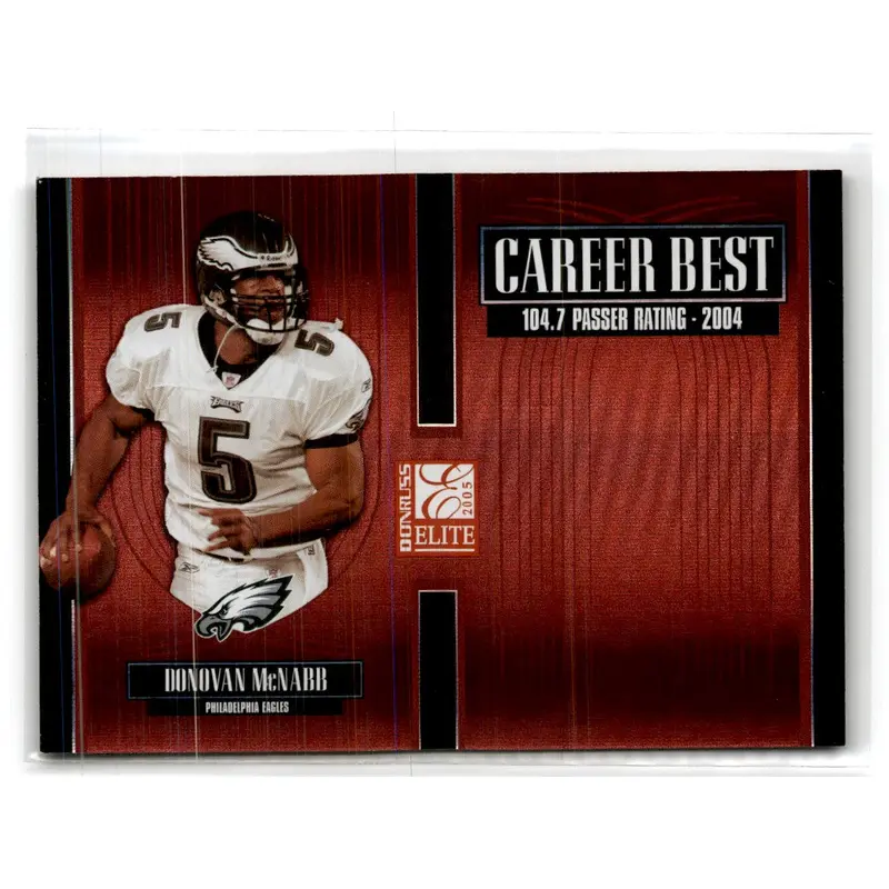 2005 Donruss Elite Career Best Red Donovan McNabb #CB-16 0229/1000