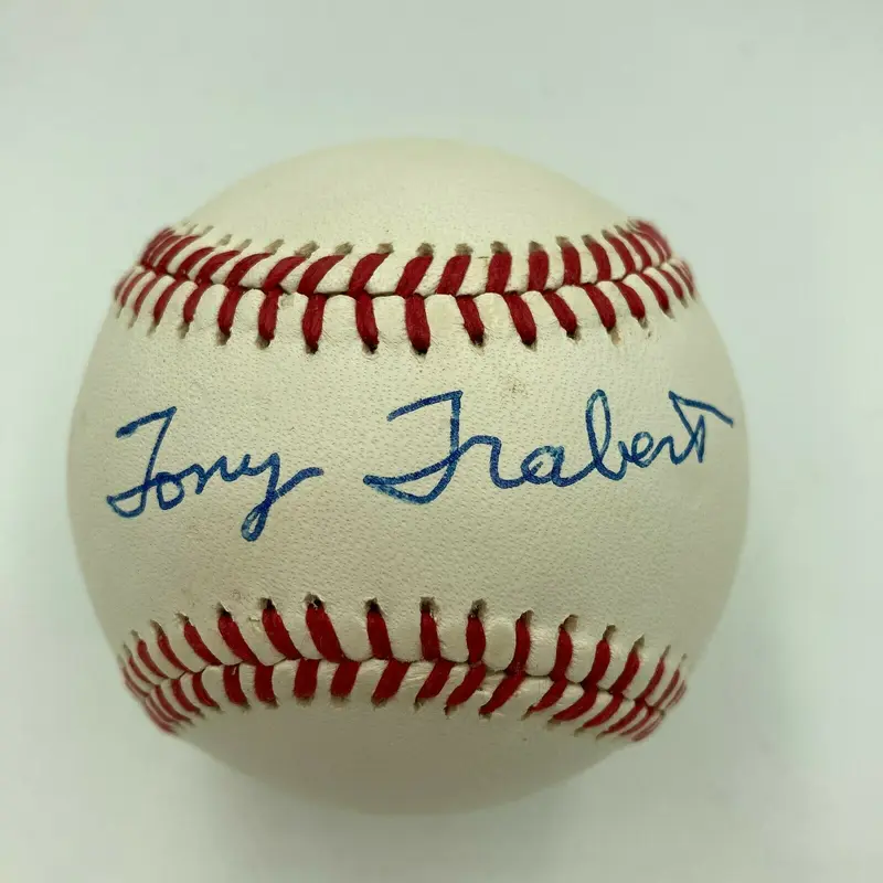 Tony Trabert Tennis Legend Signed Autographed Major League Baseball JSA COA