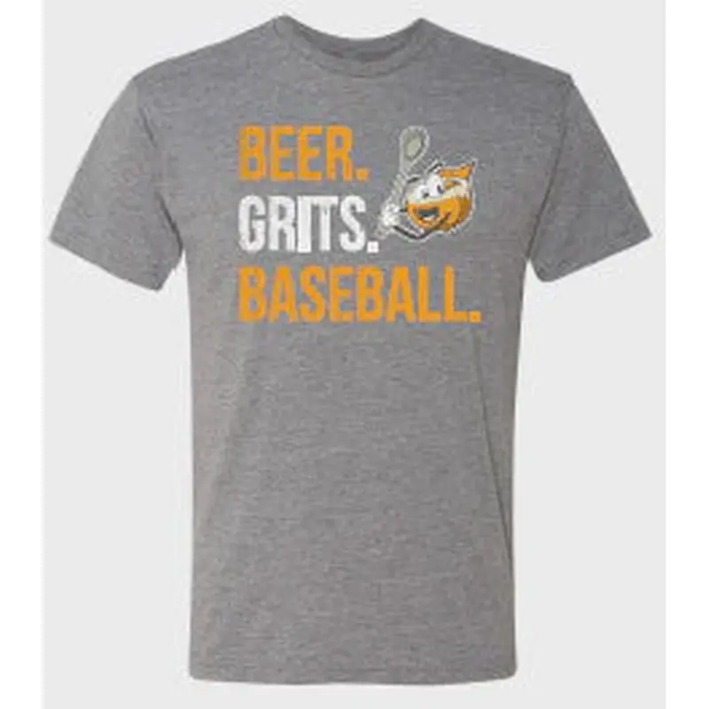 108 Carolina Grits Beer Baseball Tee