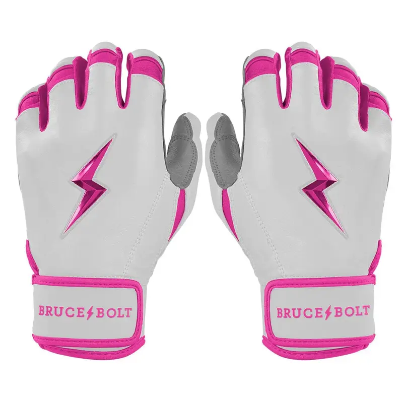 2024 Bruce Bolt Pro Chrome Short Cuff Batting Gloves