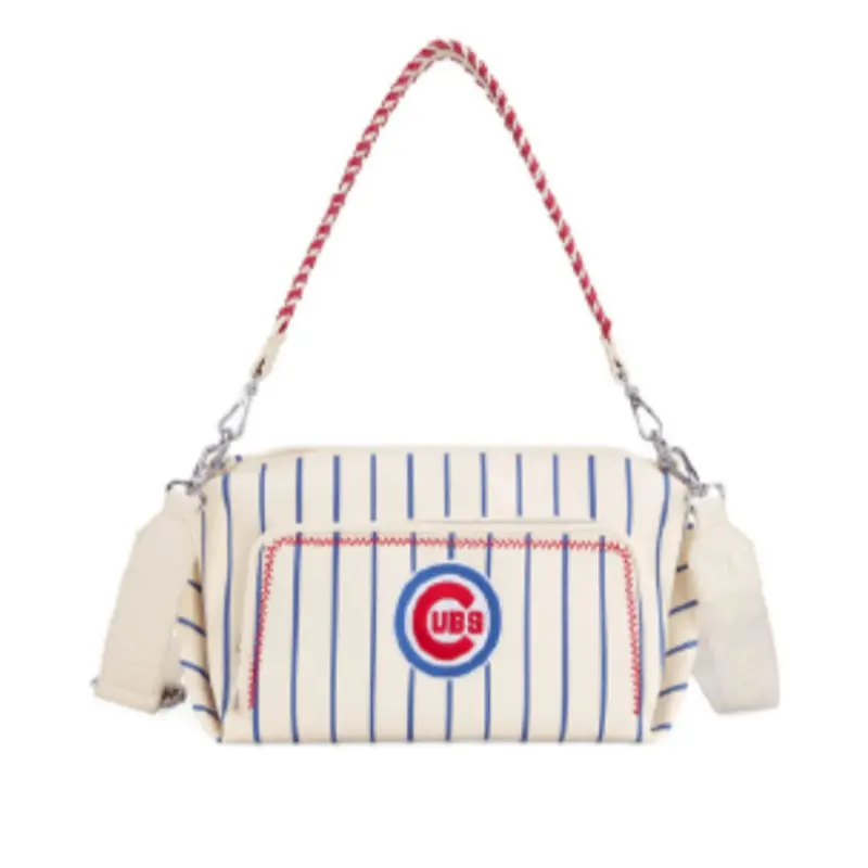 Chicago Cubs Montana West Faux Leather Shoulder Bag w/ Crossbody Strap