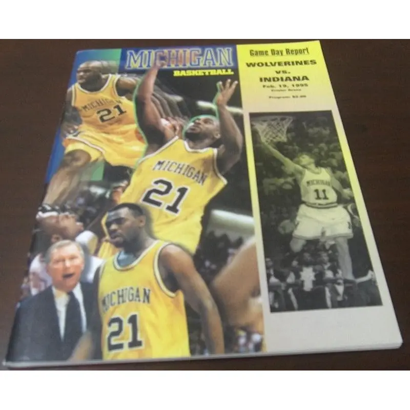 1995 Indiana University vs Michgan Basketball Program