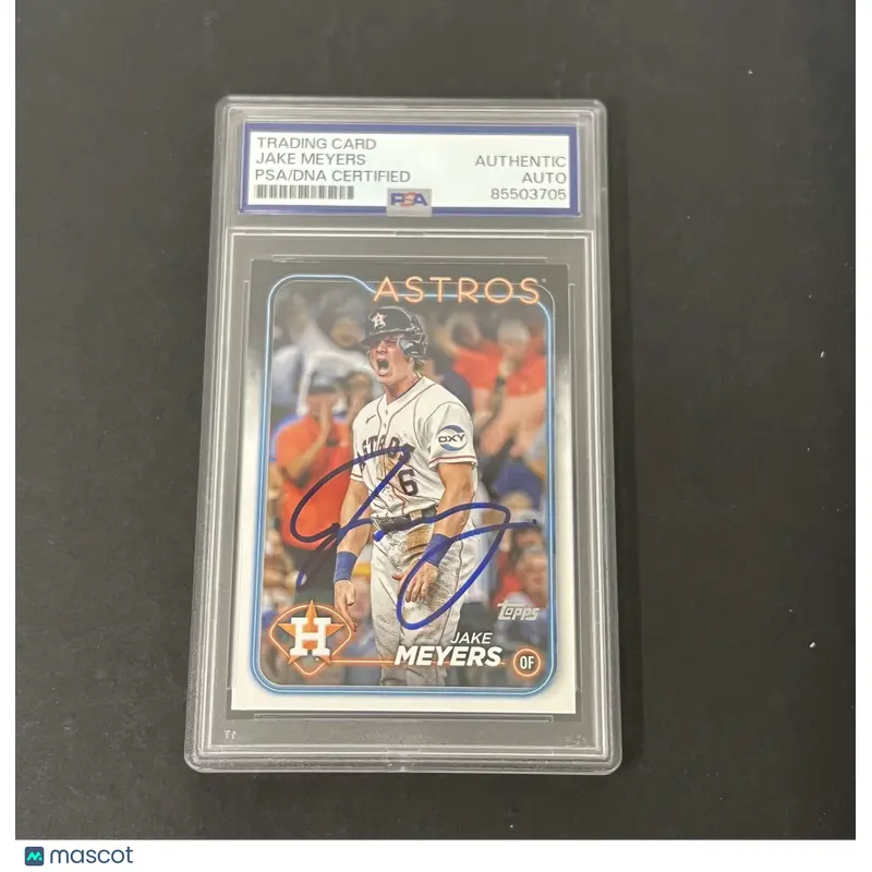 2024 Topps Series 2 #564 Jake Meyers signed card PSA