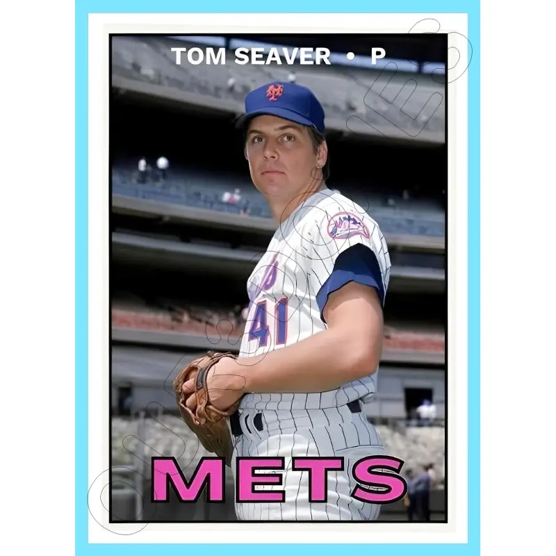 Tom Seaver 1967 Topps Custom Card - 4492