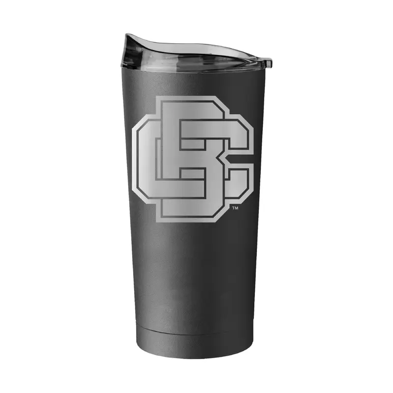 Bethune-Cookman GunMetal 20oz Black Powder Coat Tumbler