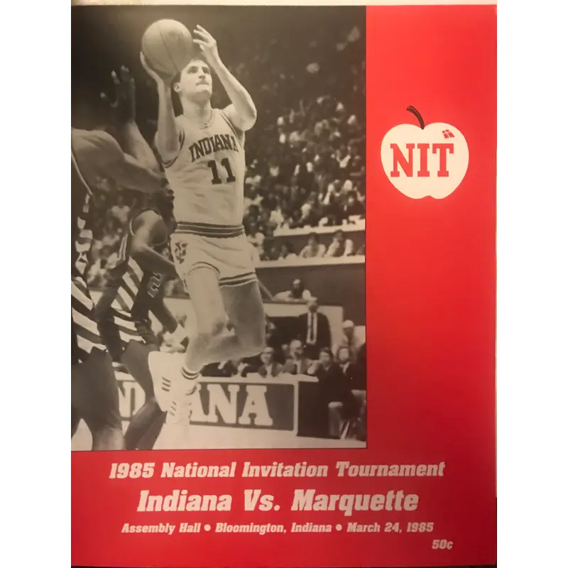 1985 NIT Program, Indiana vs Marquette