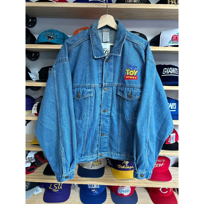 Vintage Disneys Toy Story Movie Denim Jacket Large