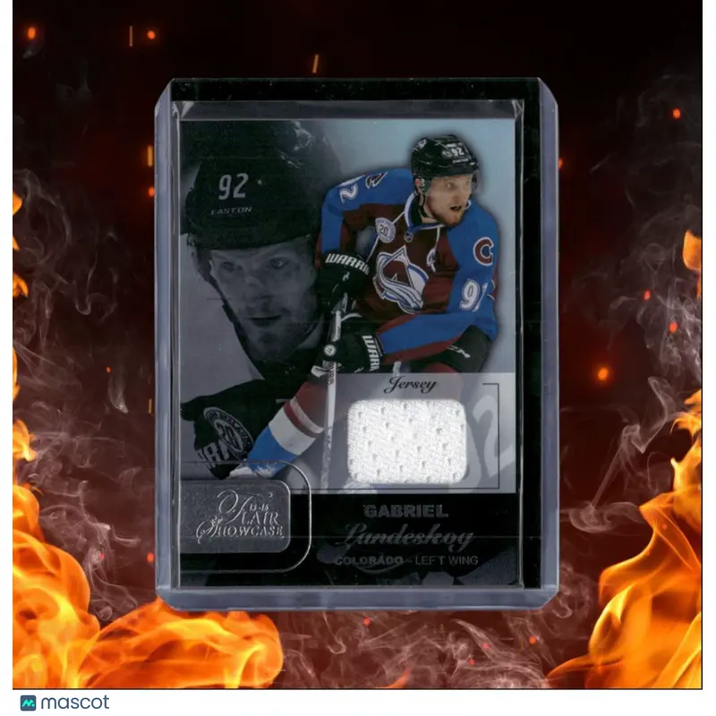 2015-16 Fleer Showcase Flair Gabriel Landeskog Jersey #23