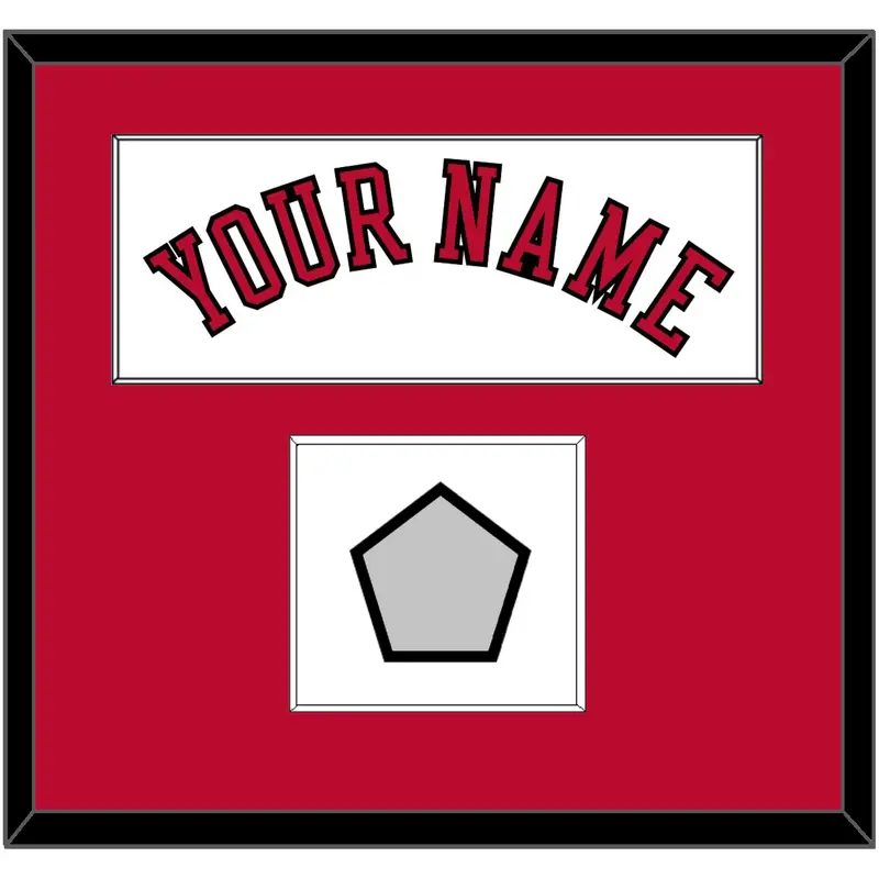 Chicago Name & Finals Patch - Home White (1986-2017) - Single Mat 1