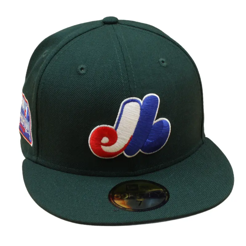 New Era - 59FIFTY - Montreal Expos - Olympic Stadium - Dark Green/Sky Blue UV