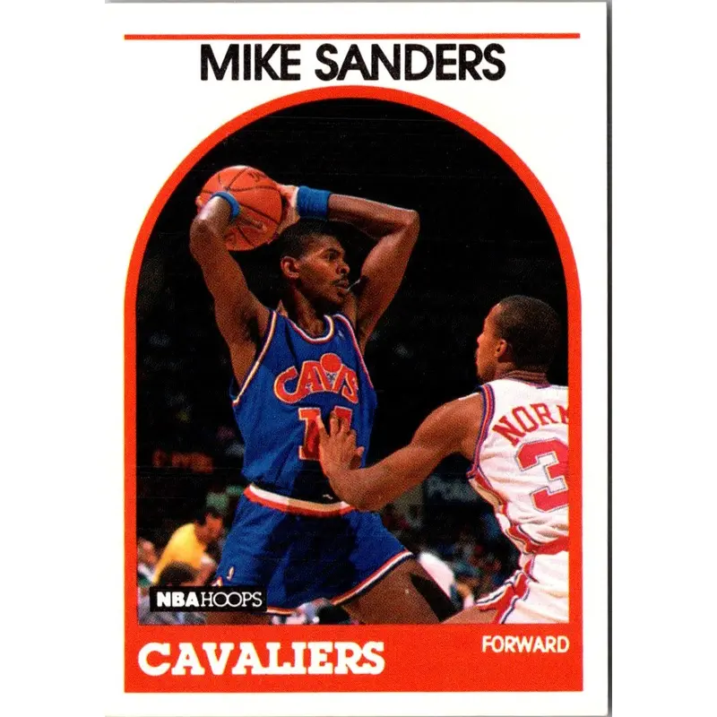 1989 Hoops Mike Sanders #226