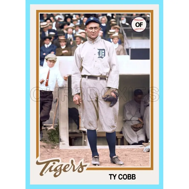 Ty Cobb 1978 Topps Custom Card - 4895