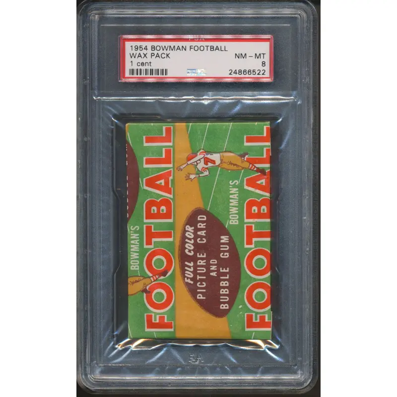 1955 Topps Rails & Sails Unopened 5 Cent Wax Pack PSA 7