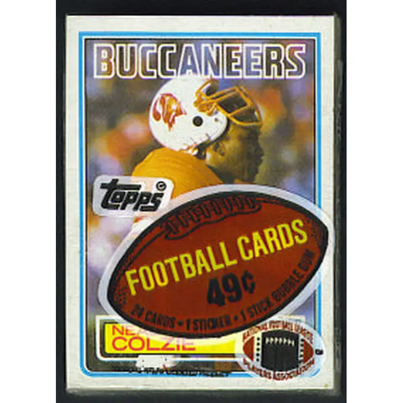 1983 Topps Football Unopened Cello Pack