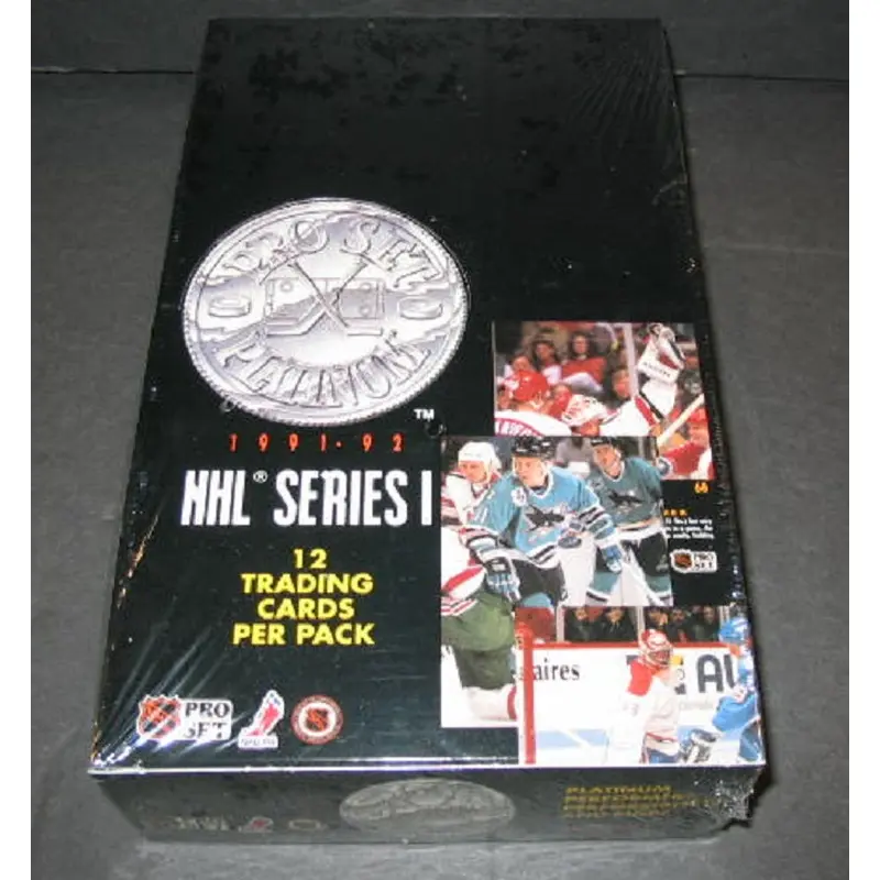 1991/92 Pro Set Platinum Hockey Series 1 Box