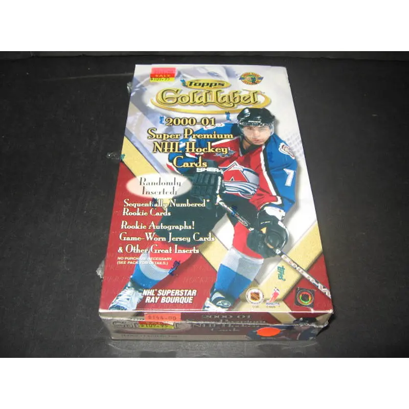 2000/01 Topps Gold Label Hockey Box (HTA)