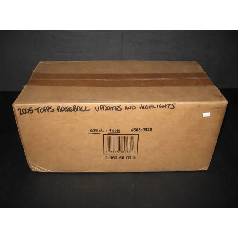 2005 Topps Baseball Updates and Highlights Case (Hobby) (8 Box)