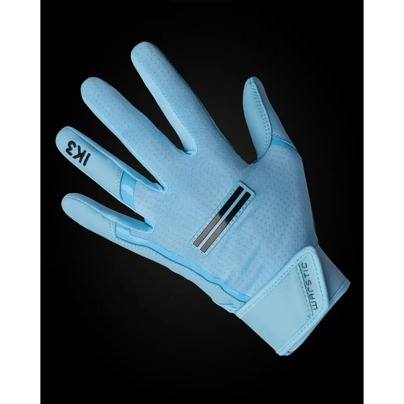 Warstic IK3 Pro Short Cuff Batting Gloves "Light Blue"