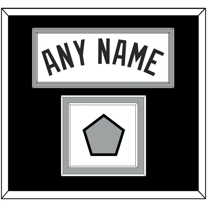 San Antonio Name & Champions Patch - Home White (1989-2002) - Double Mat 2