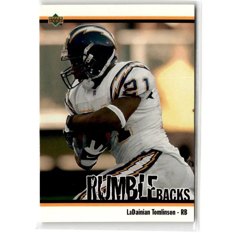 2002 UD Authentics Rumble Backs LaDainian Tomlinson #RB-6