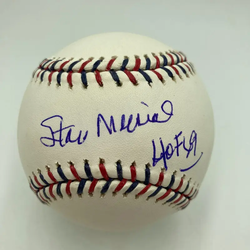 Stan Musial HOF 1969 Signed 2009 All Star Baseball PSA DNA Graded GEM MINT 10