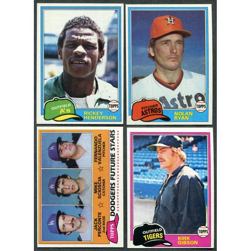 1981 Topps Baseball Complete Set EX/MT NM (726) (24-647)