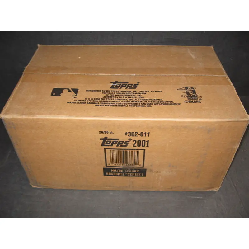 2001 Topps Baseball Series 1 Case (Retail) (20 Box)