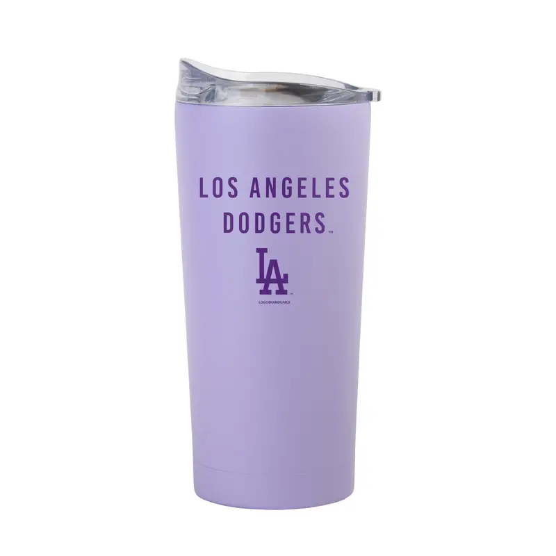 LA Dodgers 20oz Tonal Lavender Powder Coat Tumbler