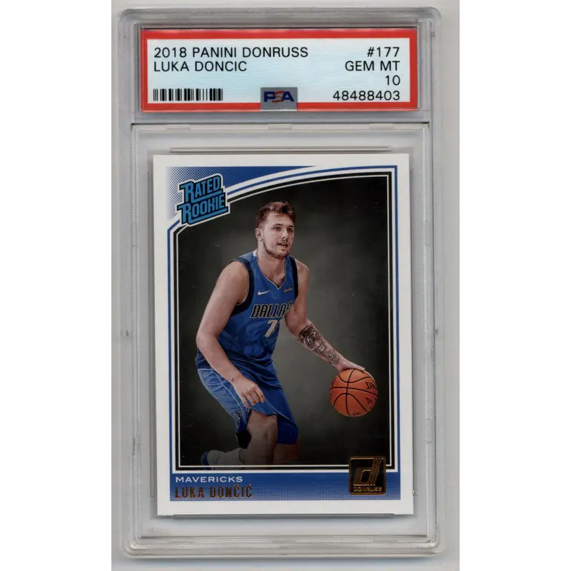 Luka Doncic 2018-19 Donruss Rookie #177 PSA 10 Gem Mint 8403