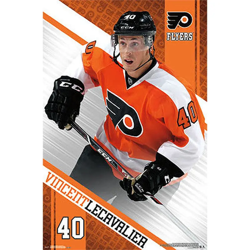 Vincent Lecavalier "Action" Philadelphia Flyers NHL Hockey Poster - Costacos 2013