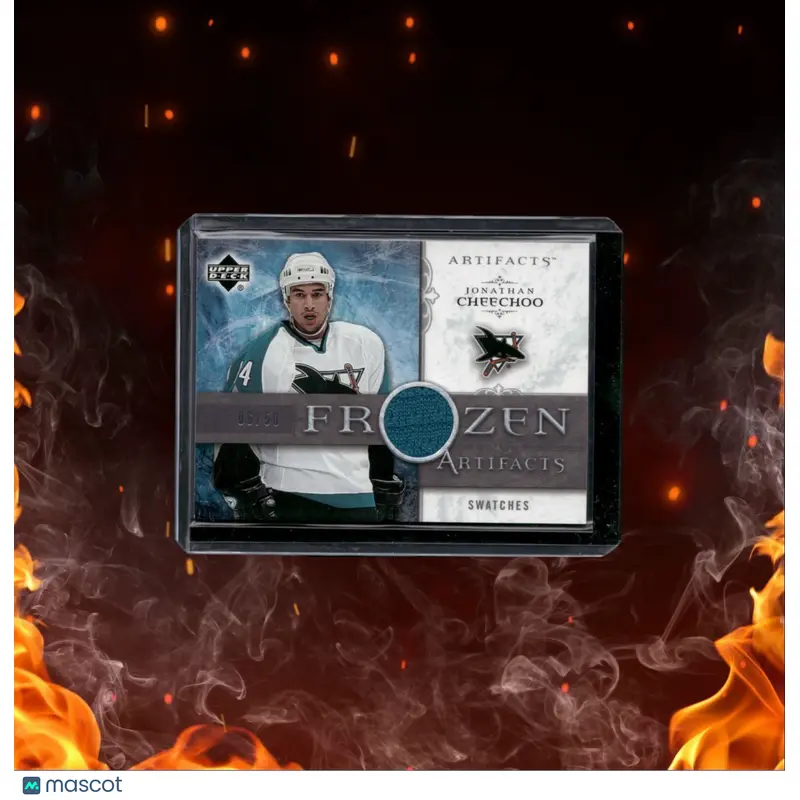 2006-07 Upper Deck Artifacts Jonathan Cheechoo Frozen Jersey 06/50 #FA-JO