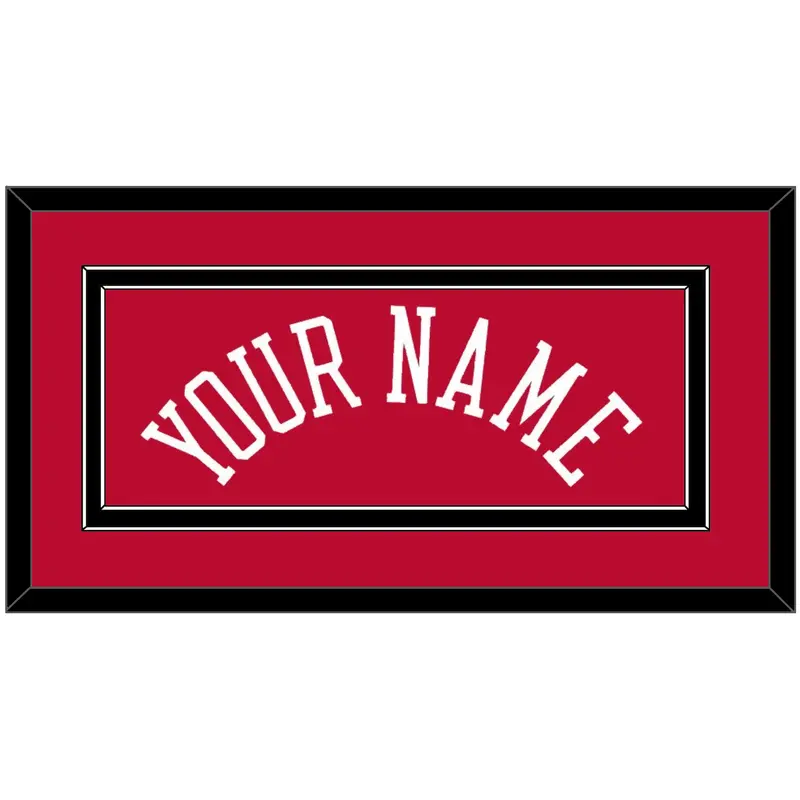 Chicago Name - Red Icon - Double Mat 2