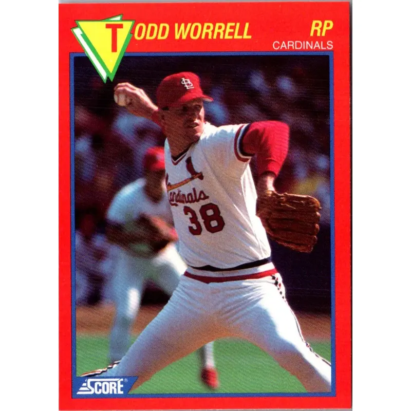 1989 Score Baseball's 100 Hottest Players Todd Worrell #94