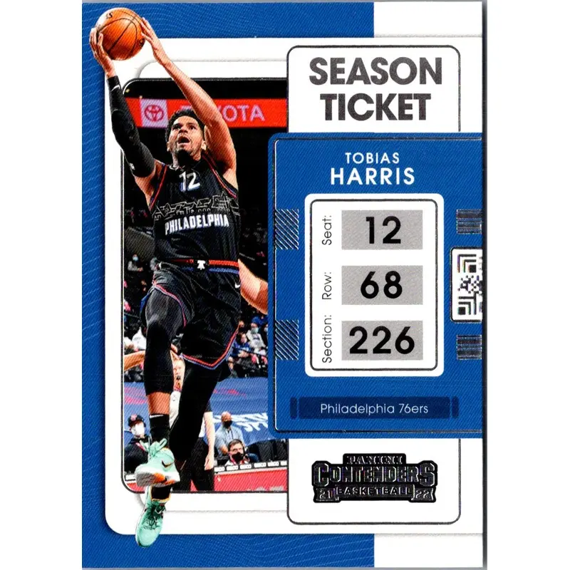 2021 Panini Contenders Ticket Tobias Harris #87