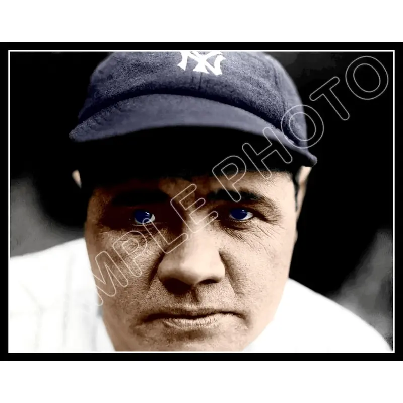 Babe Ruth Colorized 11X14 Photo - 1927 New York Yankees - 719