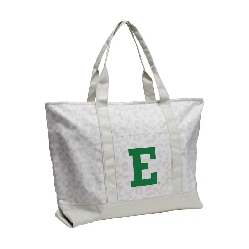 Eastern Michigan Leopard Pattern Tote
