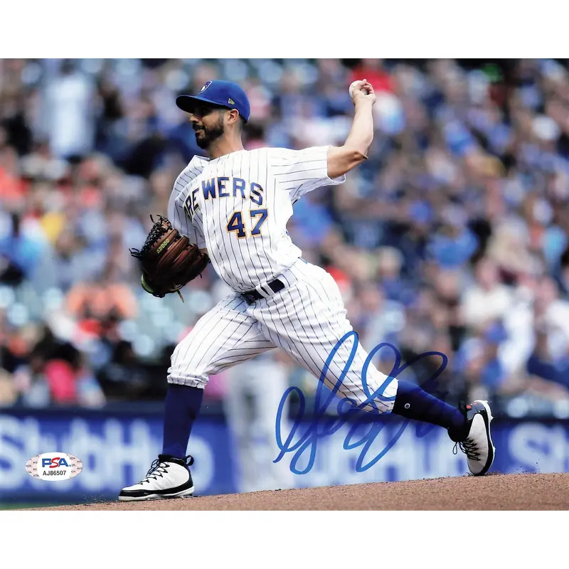 GIO GONZALEZ signed 8x10 photo PSA/DNA Milwaukee Brewers Autographed