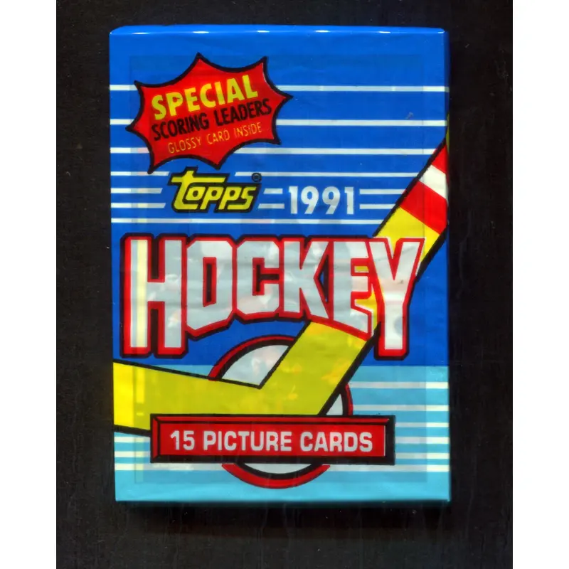 1991/92 Topps Hockey Unopened Pack (15)