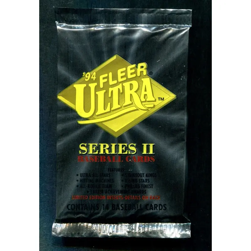 1994 Fleer Ultra Baseball Unopened Series 2 Pack
