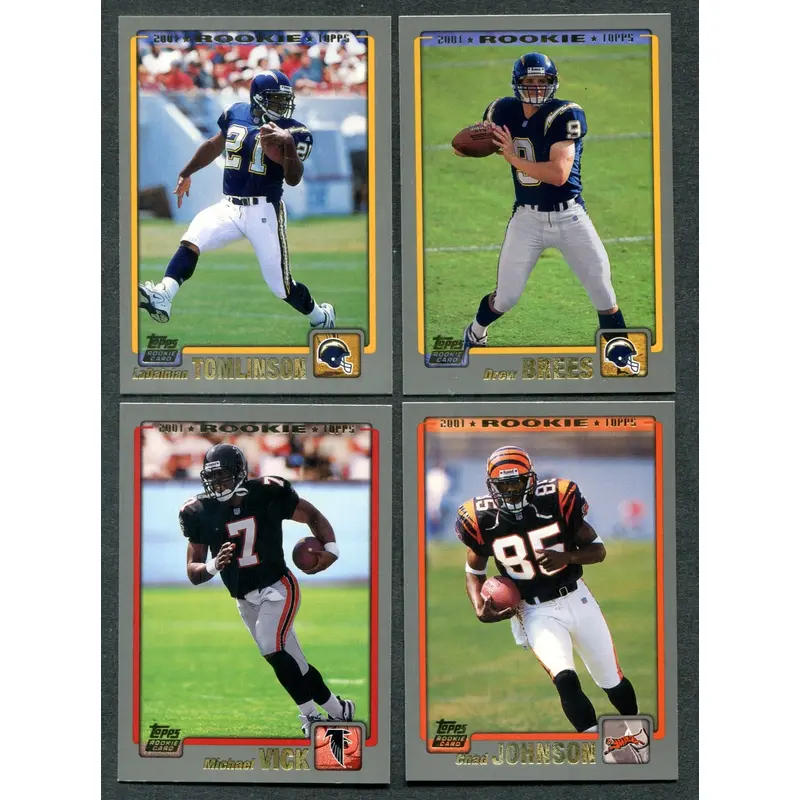 2001 Topps Football Complete Set (385)