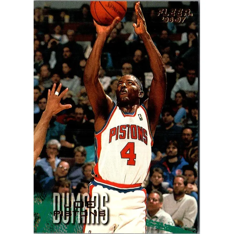 1996 Fleer Joe Dumars #30