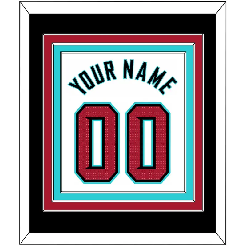 Arizona Name & Number - Home White - Triple Mat 4