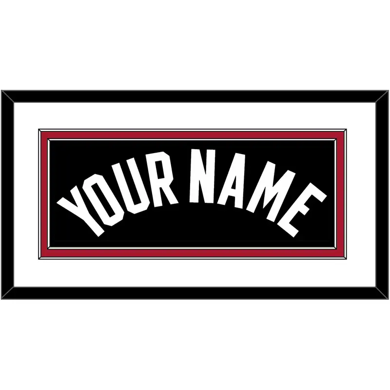 Miami Name - Road Black (1999-2008) - Double Mat 1