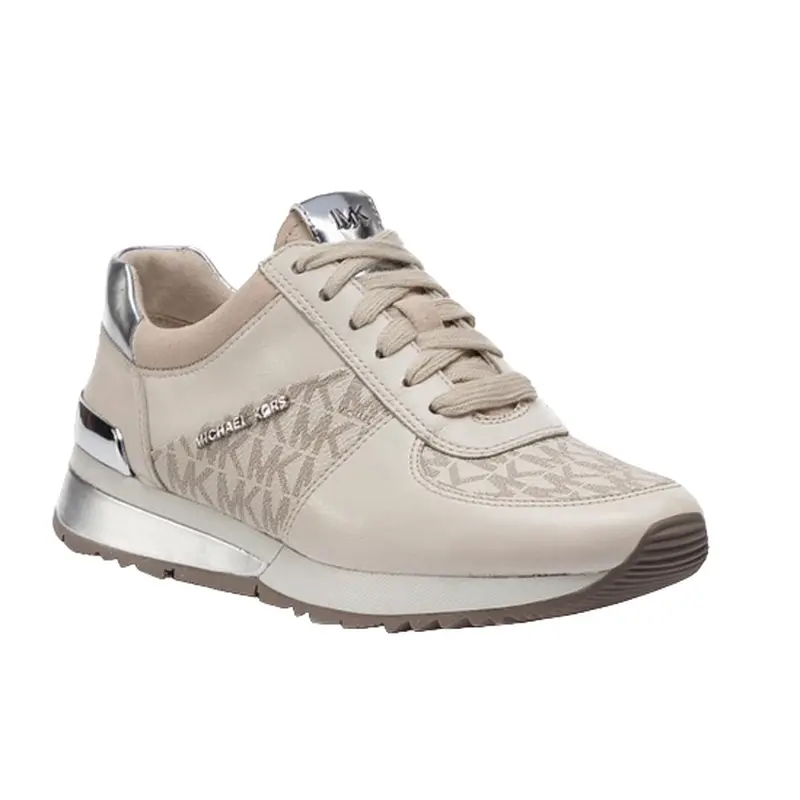 MICHAEL KORS IVORY WOMENS TENNIS SHOE SIZES 9,9.5,10 ,43R6ALFP2B VAN