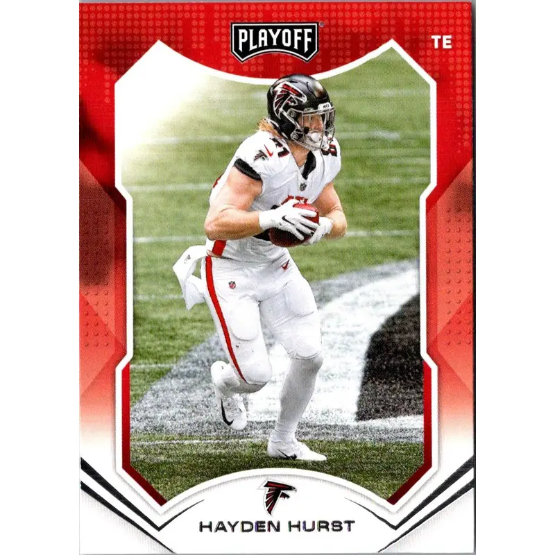 2021 Panini Playoff Red Zone Hayden Hurst #153