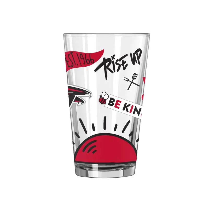 Atlanta Falcons 16oz Native Pint Glass