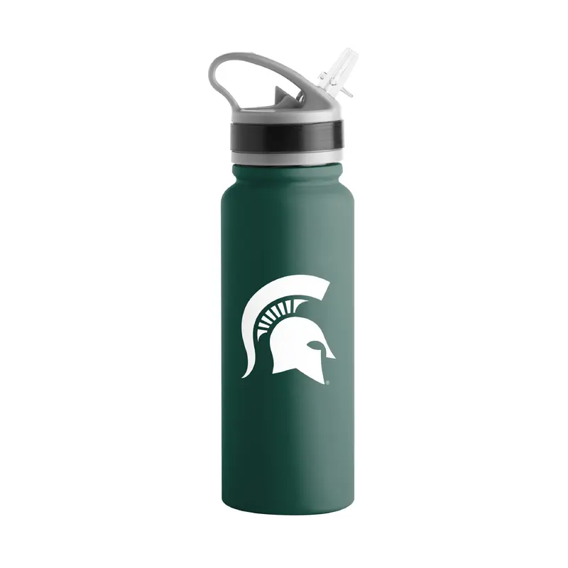 MI State 25oz Campus Color Letterman Stainless Single Wall Flip Top Bottle
